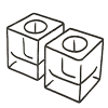 Glass Candleholders